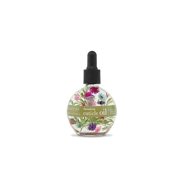 Cuccio Naturale Italian Garden Collection Revitalizing Cuticle Oil - Tuscan with Hawthorn & Wild Daisy Hydrating and Nourishing for Stronger, Healthier Nails 2.1 oz