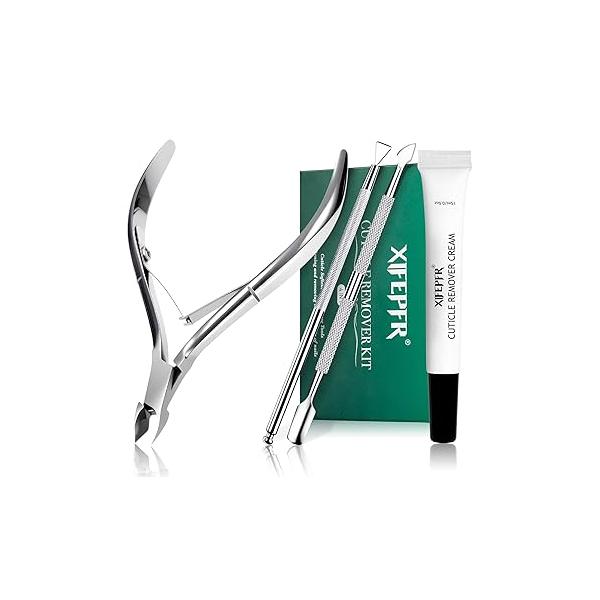 Cuticle Remover, 8.45 FL OZ Softener, Instant Remover Liquid, Salon Quality Cream Professional Nail Care, Removes Cuticles in Seconds, Rosemary Scent, Gifts for Women