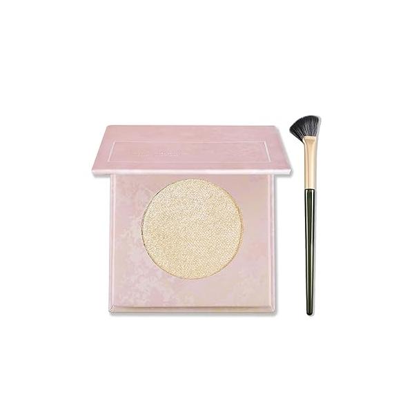 Erinde Matte Brown Contour Palette, Warm Toned Face Sculpting Bronzer Pressed Powder Contour, Lightweight, Ultra-Blendabled, Multiuse Baked Contouring Makeup for Light Skin Tone, 02 Dark