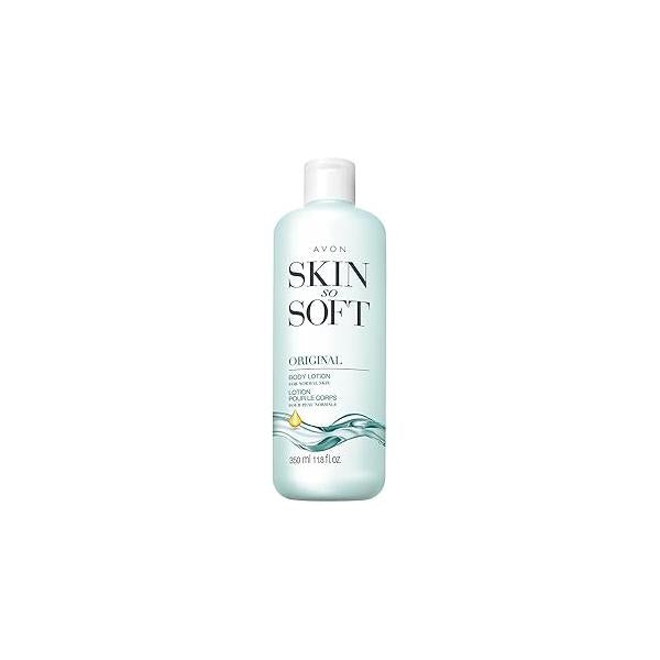 Skin So Soft Original Body Lotion with Jojoba Oil, 11.8 fl. oz - 24-Hour Moisturization, Fresh Floral Scent, Dermatologist-Tested, Relieves Dryness & Irritation