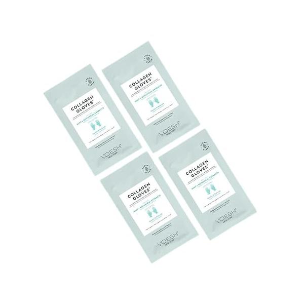 VOESH Collagen Gloves, Vegan Hand Masks, Moisturizing Mask, Lotion Hydrating Care, Spa Manicure Dry Treatment