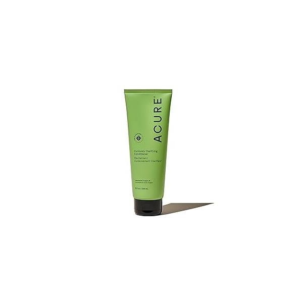 Acure Curiously Clarifying Conditioner & Argan Gently Cleanses, Removes Buildup, Boost Shine Replenishes Moisture Lemongrass 8 Fl Oz