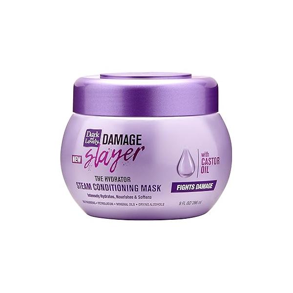Dark and Lovely Damage Slayer The Hydrator Steam Conditioning Mask, 9 Ounce (Packaging May Vary)