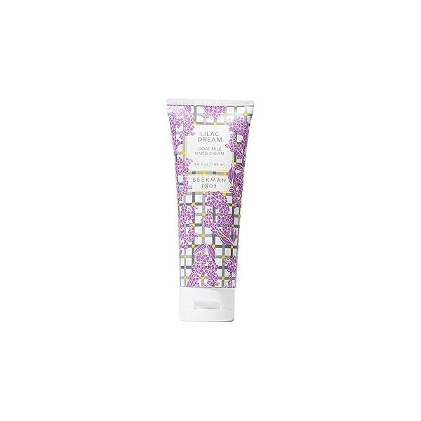 Beekman 1802 Lilac Dream Hand Cream - 3.4 oz Nourishes, Hydrates & Repairs With Goat Milk, Shea Butter, and Glycerin Non-Greasy No Irritation Good for Sensitive Skin