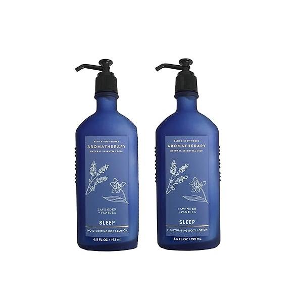 Bath & Body Works Aromatherapy Sleep - Lavender + Vanilla Lotion, 6.5 Fl Oz