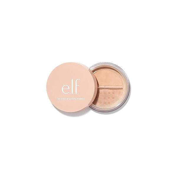 e.l.f. Halo Glow Soft Focus Setting Powder, Silky Powder For Creating Without Shine, Smooths Pores & Lines, Medium