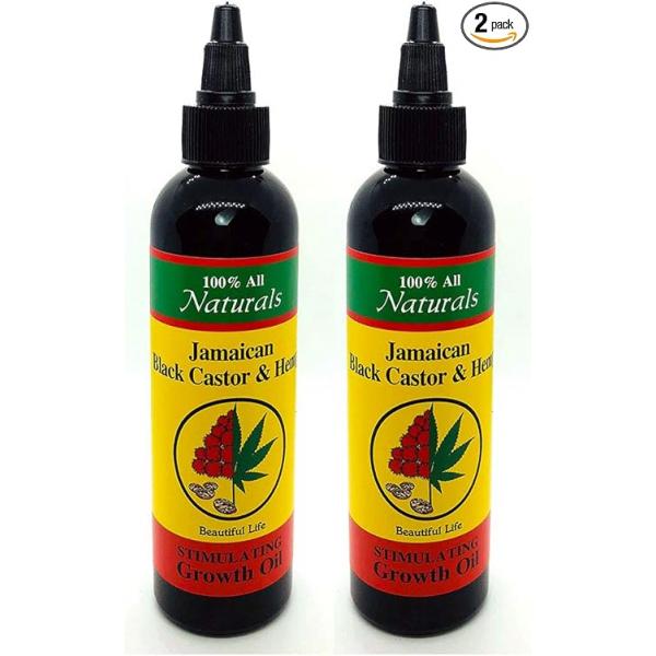 Beautiful Life Black Castor & Hemp Jamaican Oil Infused with Seed 4oz (2ea)