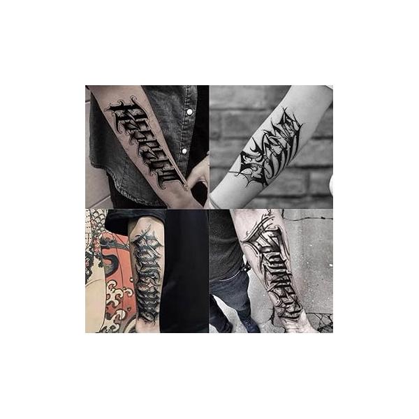 2 Sheets Waterproof Hand Back Body Art Temporary Tattoos Stickers Sun Moon