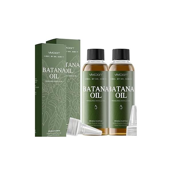 Pack of 2 Batana Oil Kit for Hair Growth, Enhance & Skin Radiance Wellness Men Women