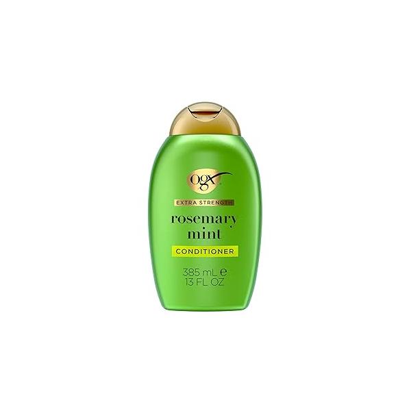 OGX Extra Strength Refreshing Scalp + Rosemary Mint Conditioner, Nourishing Hair & Conditioner Infused with for Healthy-Looking Hair, Sulfate-Free Surfactants, 13 fl. oz