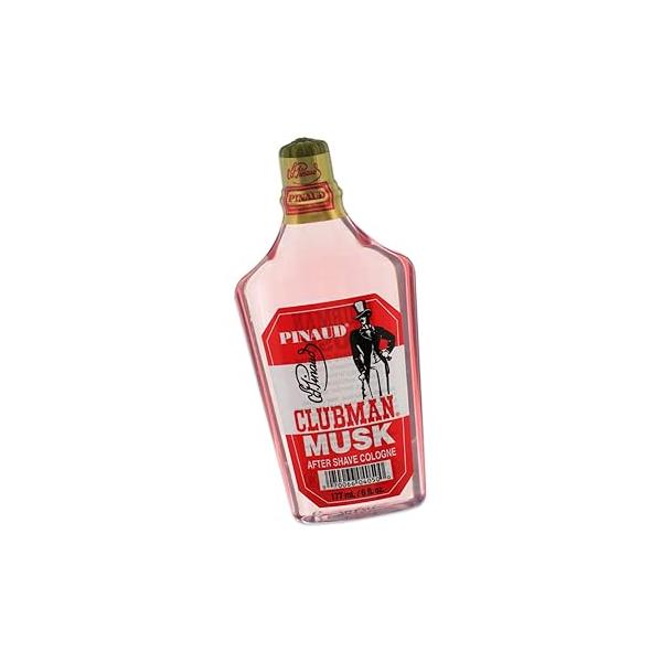 Clubman Pinaud Musk After Shave Cologne - Refreshing Aftershave for Men Smooth Skin, 6 oz