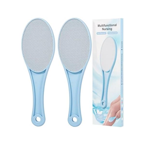 3 Pack Nano Glass Foot File Callus Remover for Feet, Beomeen Double Sided Scrubber, Dead Skin Remover, Hygienic Pedicure Tool, Hair Eraser Softer and Smoother Feet Hands