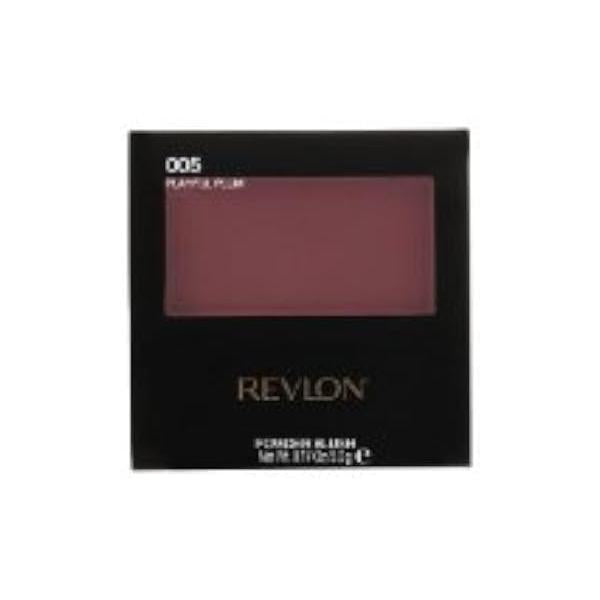 Revlon Powder Blush Face Makeup, High Impact Buildable Color, Lightweight & Smooth Finish, 006 Naughty Nude, 0.17 oz