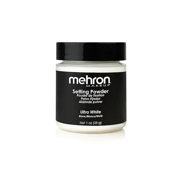 Mehron Makeup Setting Powder | Loose Perfect for Halloween 1 oz (28 g) (Neutral)