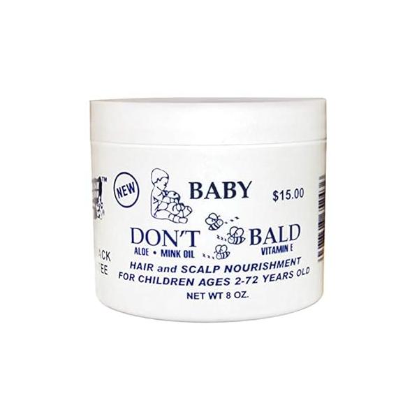BABY DON'T BE BALD Hair & Scalp Nourishment 8 oz (Pack of 2)