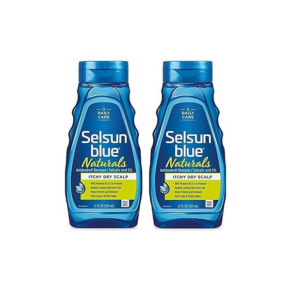 Selsun Blue Itchy Dry Scalp, Naturals, 2 Count