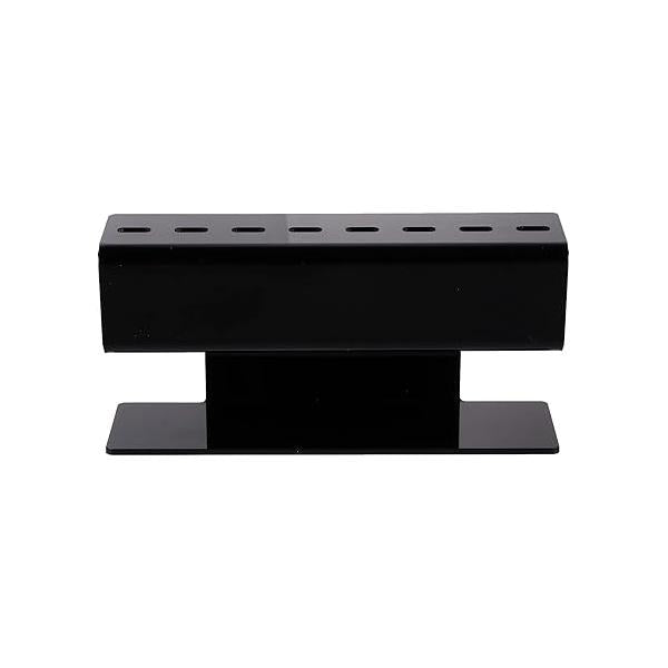 Beaupretty Eyelash Extension Tweezers Stand Holder 8 Holes Acrylic Display Storage for Extensions Supplies Accessories Tools Black