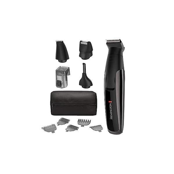 Remington PG6171 The Crafter - Beard Boss Style and Detail Kit, Trimmer, Grooming Set, Platinum, 11 Pieces