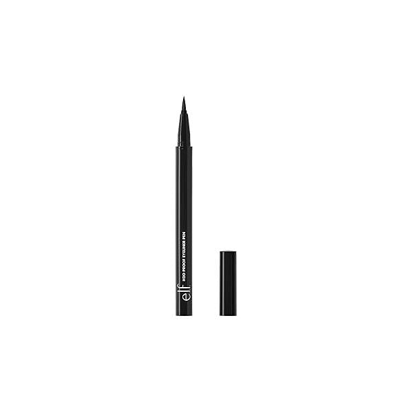 e.l.f. H2O Proof Eyeliner Pen, Felt Tip, Waterproof, Long-Lasting, High-Pigmented Liner For Bold Looks, Vegan & Cruelty-Free, Jet Black. 0.02 Fl Oz