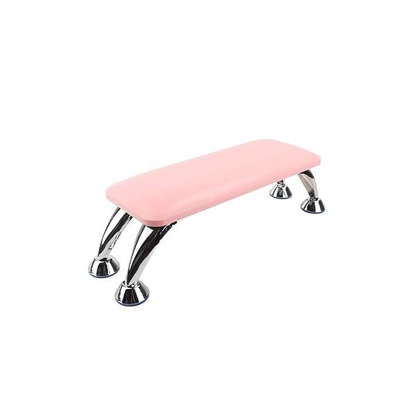 Big Arm Rest for Nails Cushion, Microfiber Leather Hand Tech, Pillow Toenails, Detachable Nail Art Accessories Tool Tech (Pink)