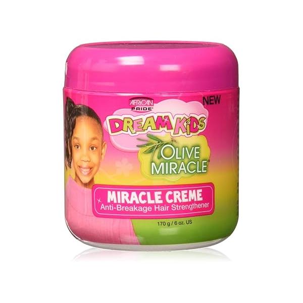 African Pride Dream Kids Olive Miracle Creme, 6 Ounce