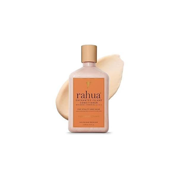 Rahua Enchanted Island Hair Conditioner with Biotin, 9.3 Fl Oz, Supports Strength, Growth & Shine, All Types, Vitamin C, E, A, B6, Coconut Guava Scent, Nourishing Care for Men and Women