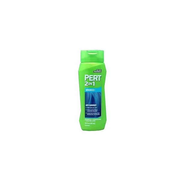 Pert Anti-Dandruff 2 in 1 Shampoo and Conditioner - Advanced with Percent Salicylic Acid Dandruff Zinc 13.5 oz
