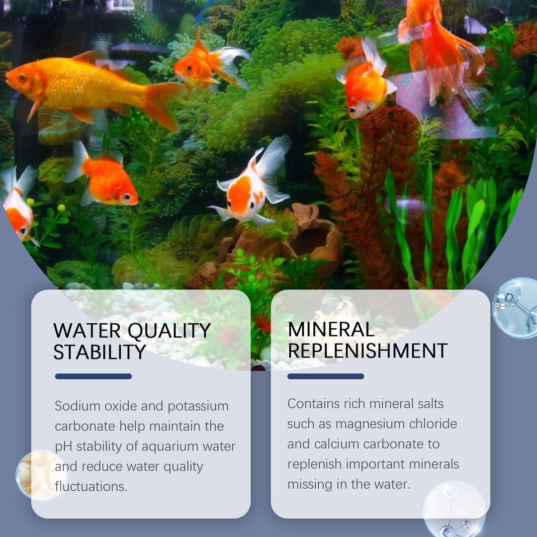 Yegbong Ornamental Fish Aquarium Salt Slices Fish Tank Salt Ornamental Fish Special Fish Salt for Fish Farming Salt Slices Mineral Salt