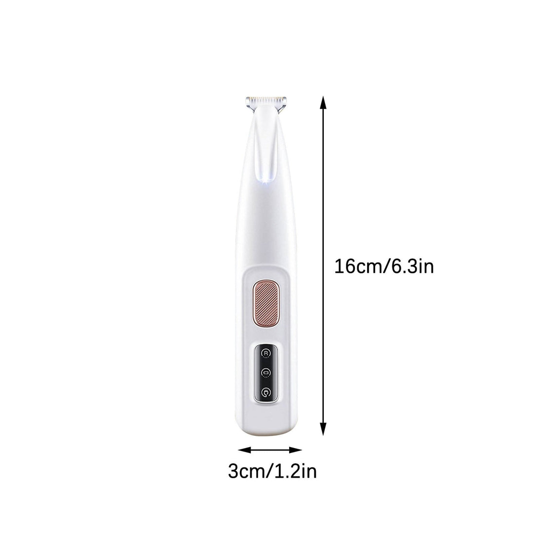 Awdenio Dog Clippers for Grooming, Low Noise Small Dog Clippers with LED Light, Rechargeable Electric Dog Hair Clipper for Pets
