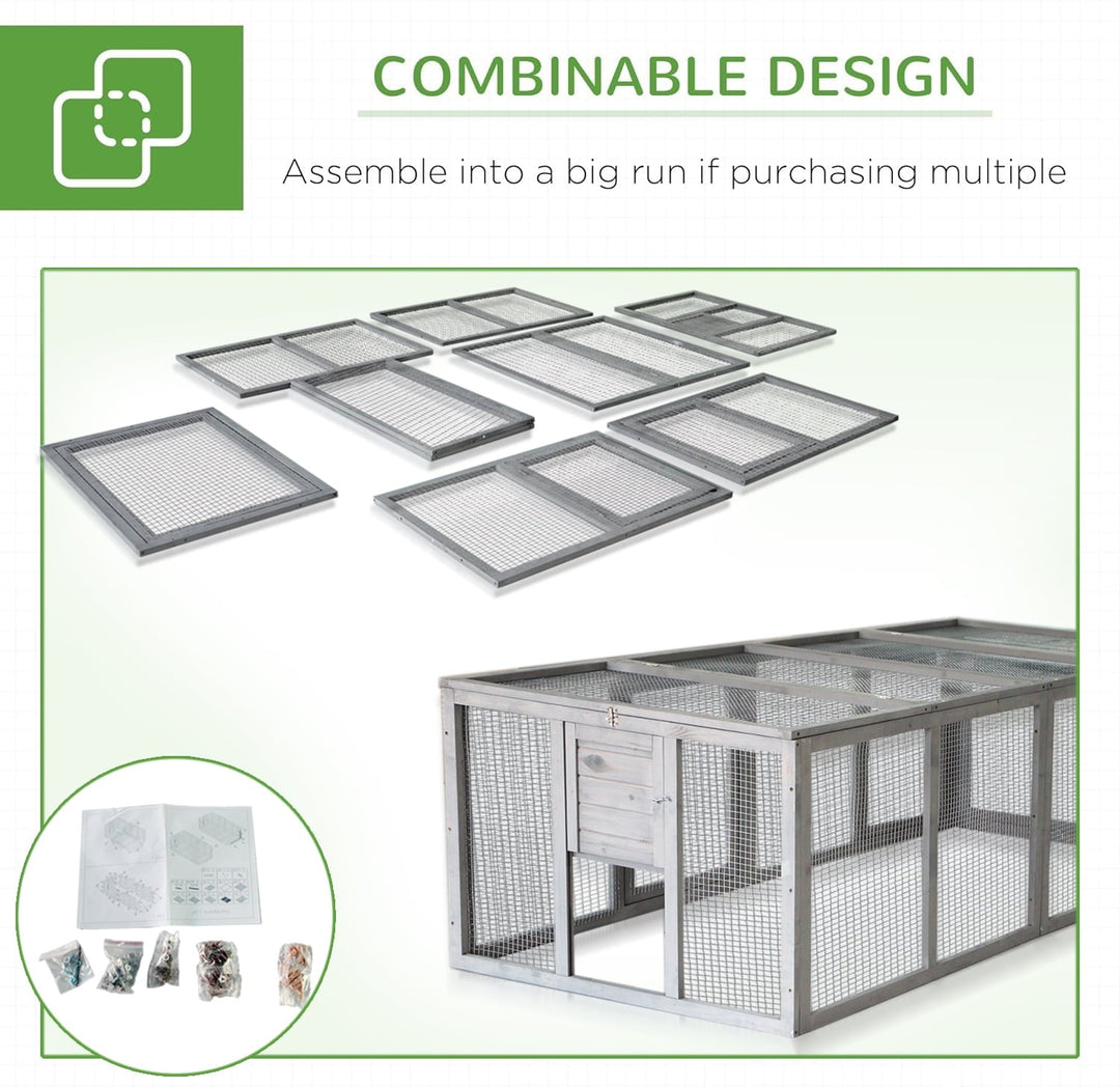 Chicken Coop Run, Extension Chicken Run 20.73 ft² Large Expend Hen House, Universal Chicken Run Perfect for 4-6 Chickens,Ducks, 79" L x 37.8" W x 26.8" H
