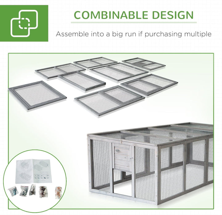Chicken Coop Run, Extension Chicken Run 20.73 ft² Large Expend Hen House, Universal Chicken Run Perfect for 4-6 Chickens,Ducks, 79" L x 37.8" W x 26.8" H