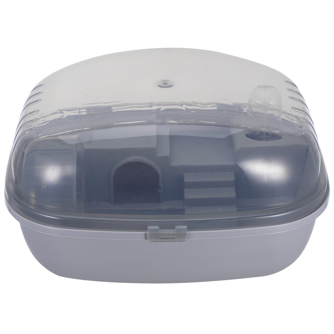 Masteelf Portable Hamster Carrier Cage in Grey Made of ABS for Indoor Home Use and Small Pets Storage