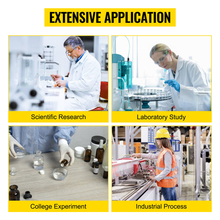 VEVOR 1000ML Electric Magnetic Stirrer Hot Plate Vortex Mixer Shaker With Stir Bar Medical Bioloicgal Chemical Laboratory