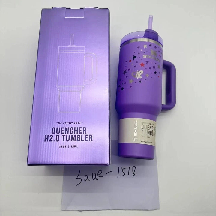 Stanley x Olivia Rodrigo 40oz Purple Quencher H2.0 Tumbler Cup w/ Straw NEW PACK