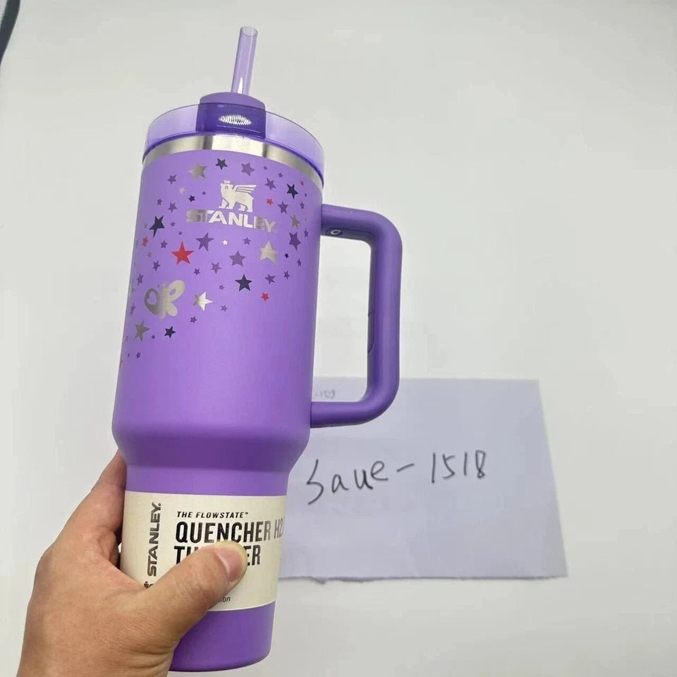Stanley x Olivia Rodrigo 40oz Purple Quencher H2.0 Tumbler Cup w/ Straw NEW PACK