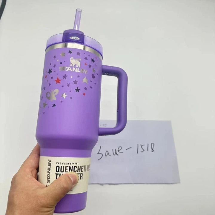 Stanley x Olivia Rodrigo 40oz Purple Quencher H2.0 Tumbler Cup w/ Straw NEW PACK
