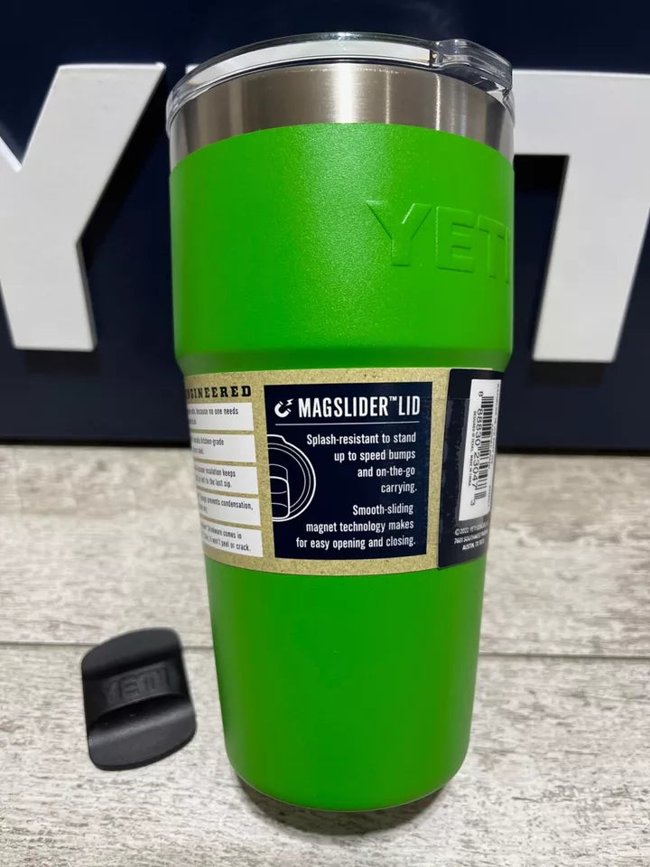 YETI Rambler 16oz pint/20oz Stackable Cup * CANOPY GREEN! *w/MATCHING🔥MagSlider