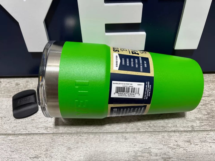YETI Rambler 16oz pint/20oz Stackable Cup * CANOPY GREEN! *w/MATCHING🔥MagSlider