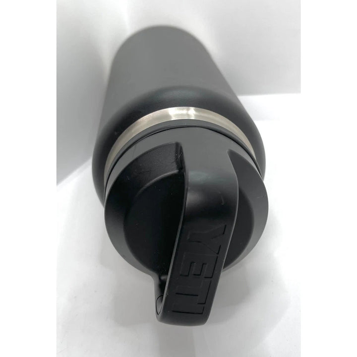 Yeti Stainless Steel Water Bottle Tumbler Chug Cap Black 36 oz