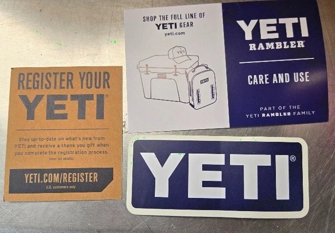 Yeti Rambler 36 oz Stainless Bottle Maximum Insulation W- Chug Cap GRAY
