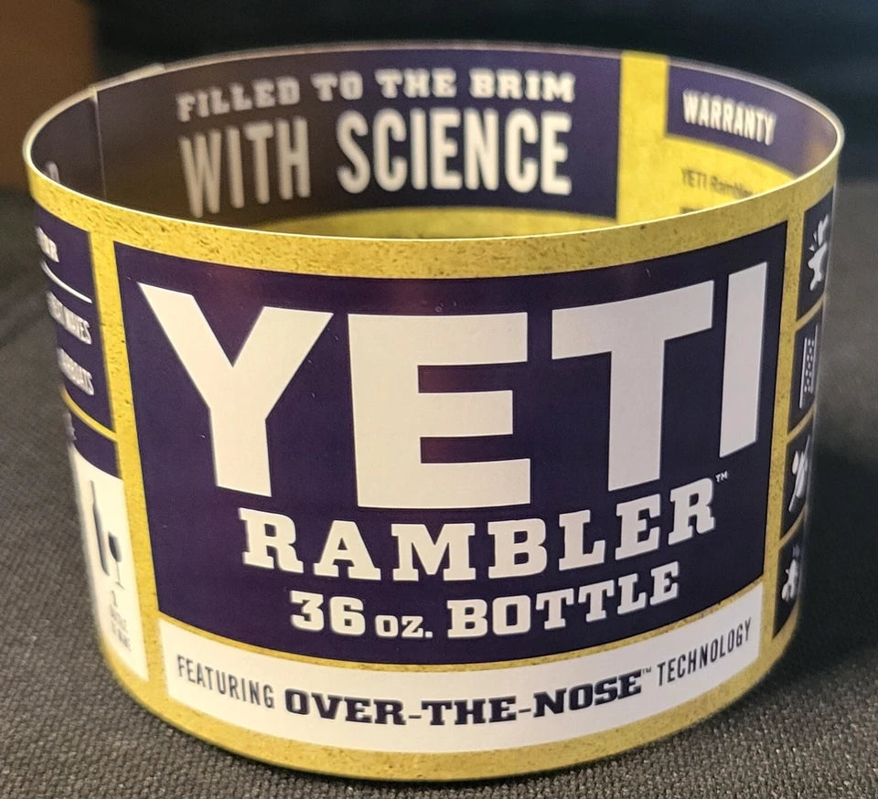 Yeti Rambler 36 oz Stainless Bottle Maximum Insulation W- Chug Cap GRAY