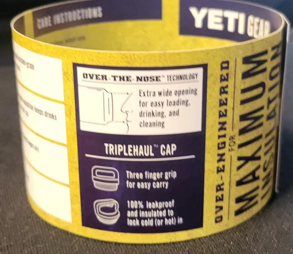 New! Yeti Rambler 36 oz Stainless Bottle Maximum Insulation With Chug