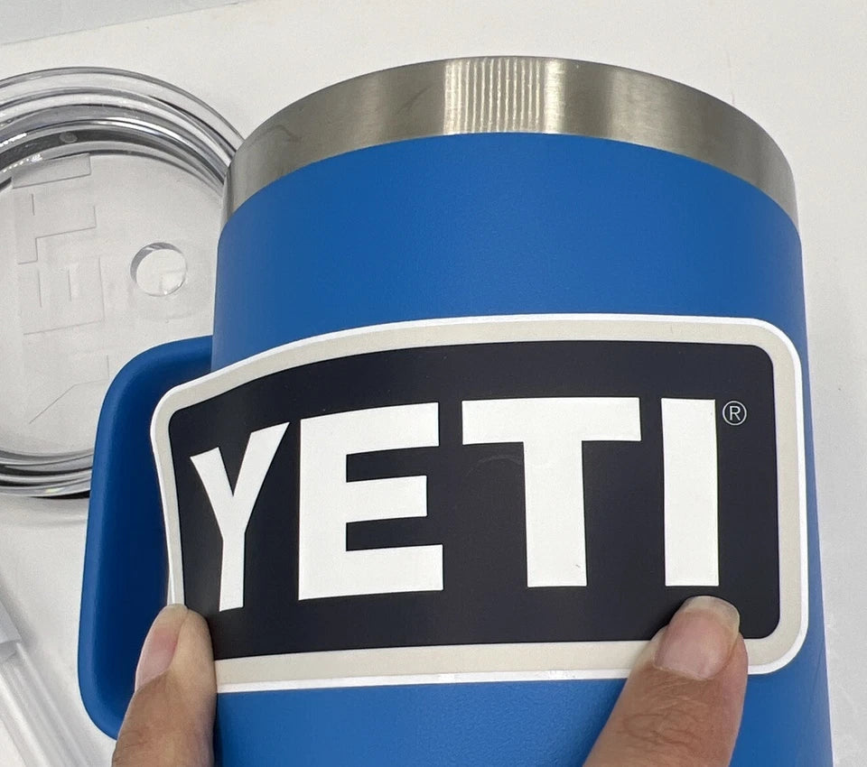 Yeti Rambler 35 Oz YETI With Lid Straw NEW Tumbler Blue UKG Logo