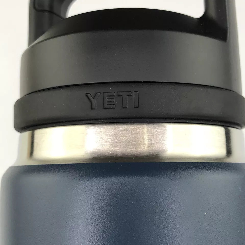 YETI Rambler Carnival Cruise Celebration 26 Oz Tumbler Cup w/Chug Cap Navy Blue