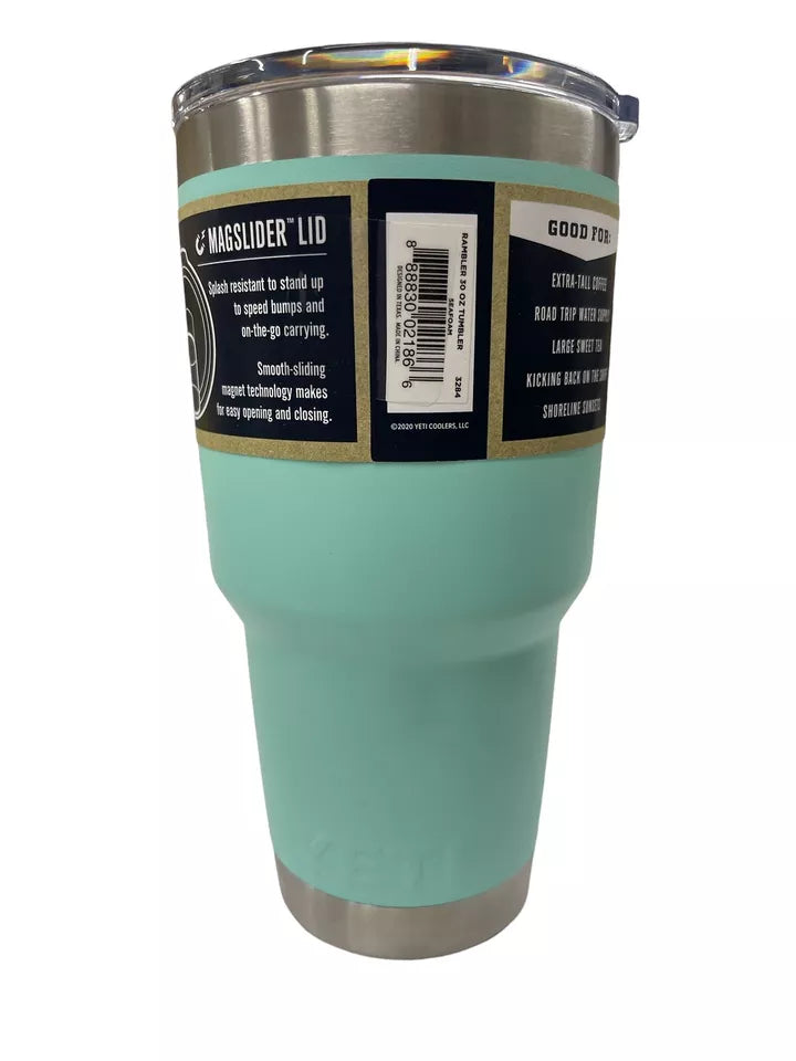 YETI Rambler 30 oz Tumbler with MagSlider Lid SEAFOAM GREEN New AUTHENTIC
