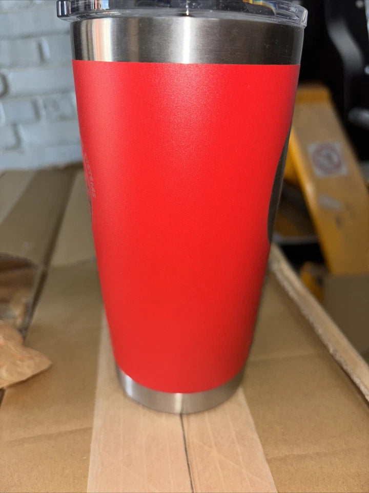 NEW Yeti Rambler 20oz Tumbler Magslider Lid Brick Red color With LOGO