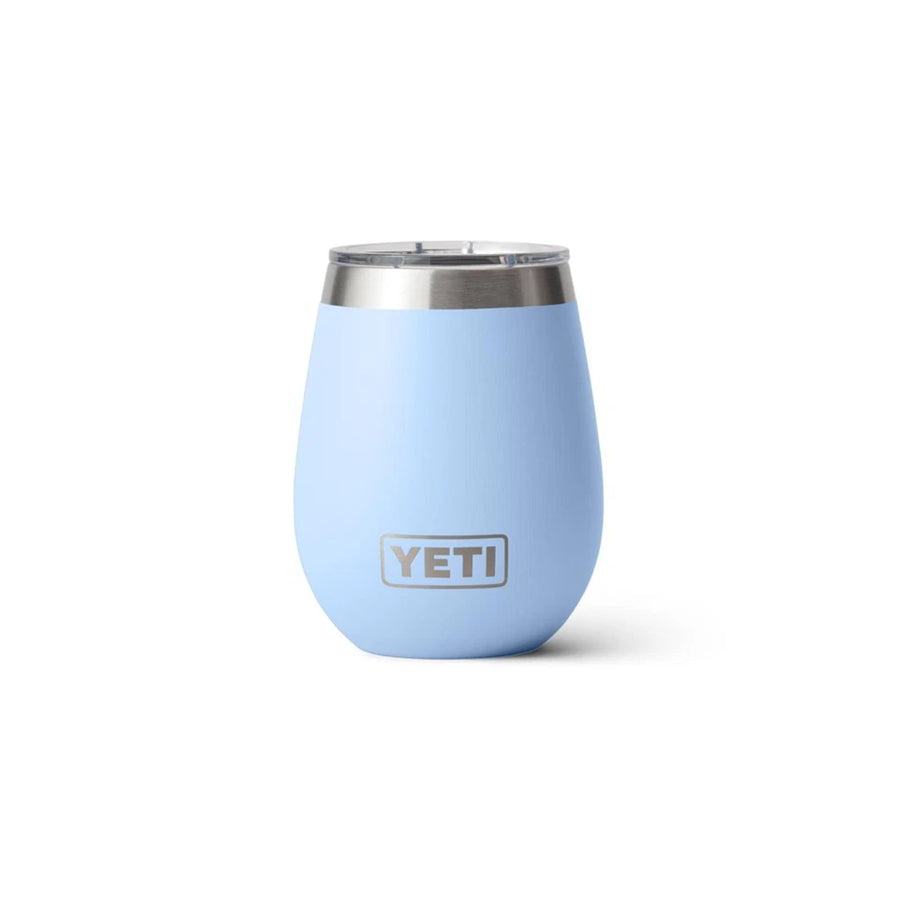 YETI Rambler Wine Tumbler 10oz Big Sky Blue