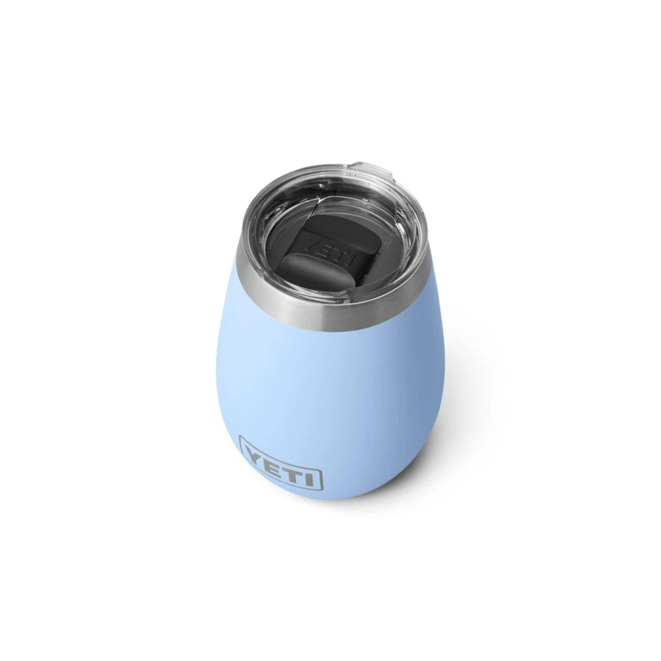 YETI Rambler Wine Tumbler 10oz Big Sky Blue