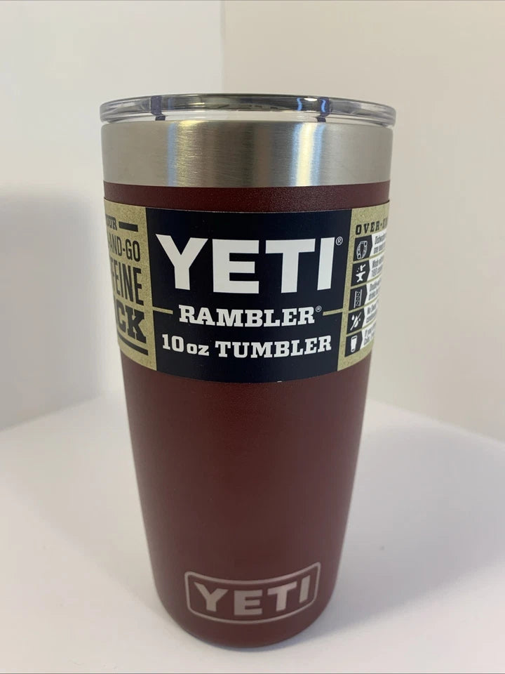 Yeti Rambler 10 oz Tumbler WILD VINE RED with MagSlider Lid New
