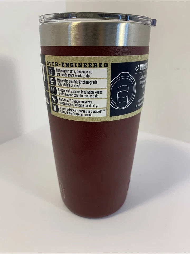 Yeti Rambler 10 oz Tumbler WILD VINE RED with MagSlider Lid New